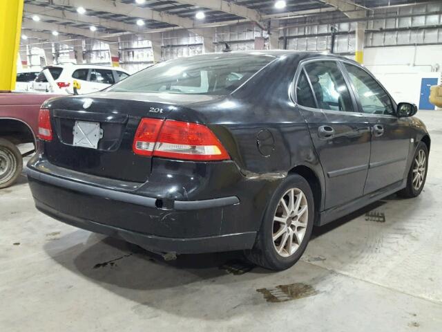 YS3FB49S841047835 - 2004 SAAB 9-3 LINEAR BLACK photo 4