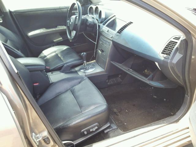 1N4BA41E94C843342 - 2004 NISSAN MAXIMA SE BROWN photo 5