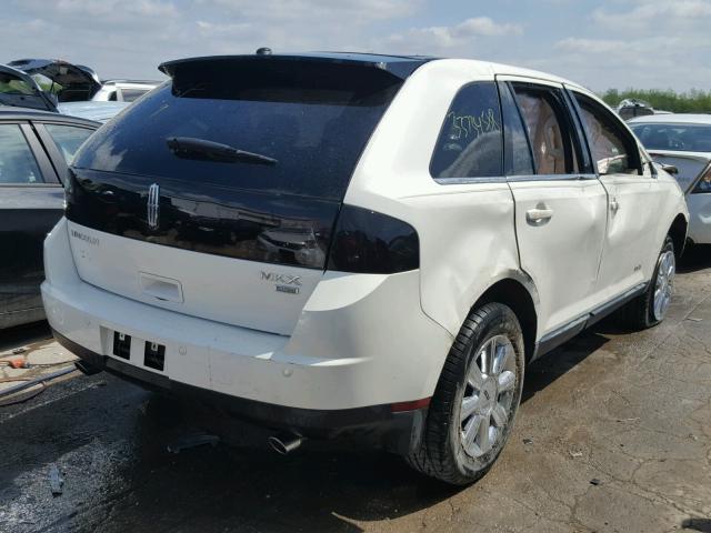 2LMDU88C27BJ28509 - 2007 LINCOLN MKX WHITE photo 4