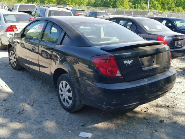 1G8AN12F94Z137740 - 2004 SATURN ION LEVEL BLACK photo 3