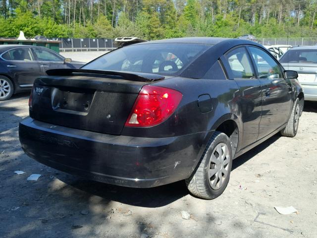 1G8AN12F94Z137740 - 2004 SATURN ION LEVEL BLACK photo 4