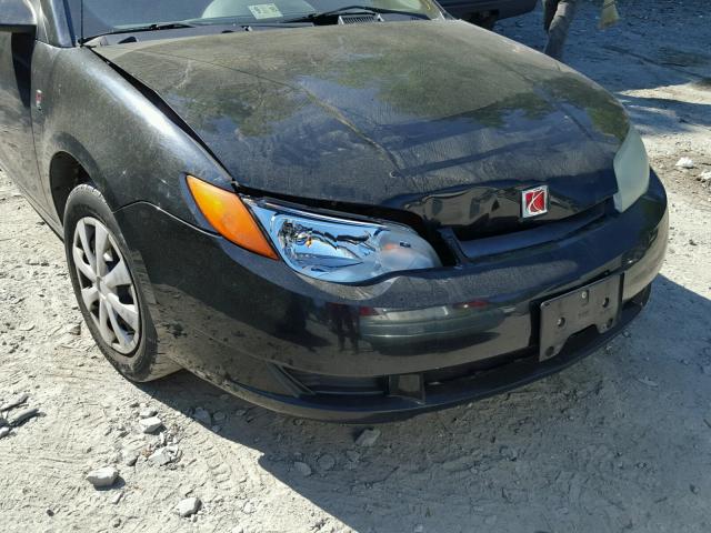1G8AN12F94Z137740 - 2004 SATURN ION LEVEL BLACK photo 9
