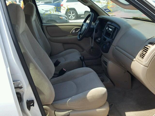 4F2YU07B51KM63904 - 2001 MAZDA TRIBUTE DX 白色 照片 5