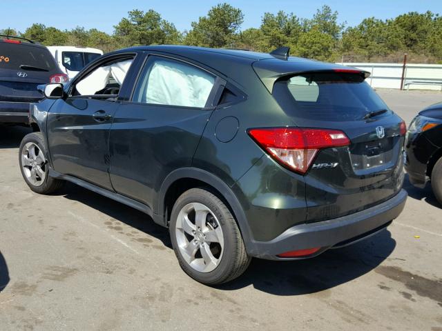 3CZRU6H30HM712167 - 2017 HONDA HR-V LX GREEN photo 3