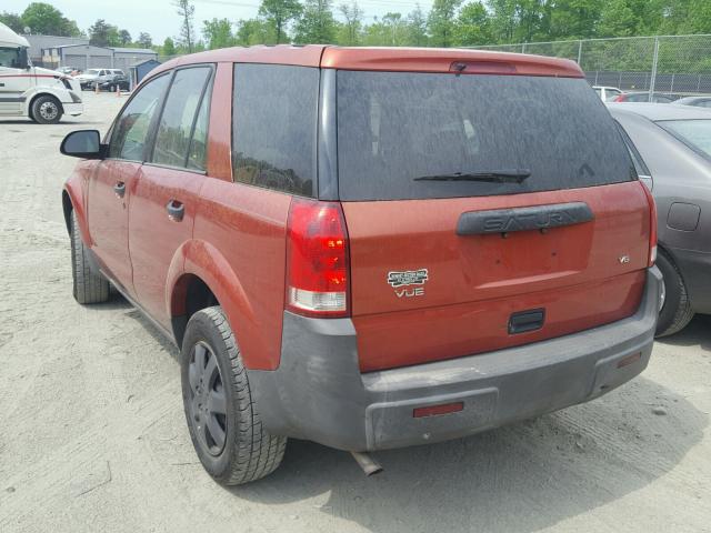 5GZCZ53B93S857874 - 2003 SATURN VUE ORANGE photo 3