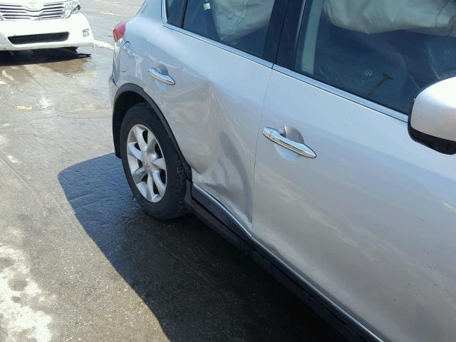 JNKAJ09E79M900611 - 2009 INFINITI EX35 BASE SILVER photo 9