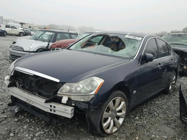 JNKAY01E57M304188 - 2007 INFINITI M35 BASE BLUE photo 2