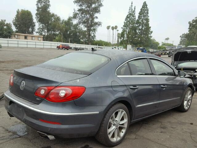 WVWHP7AN6AE536537 - 2010 VOLKSWAGEN CC LUXURY GRAY photo 4