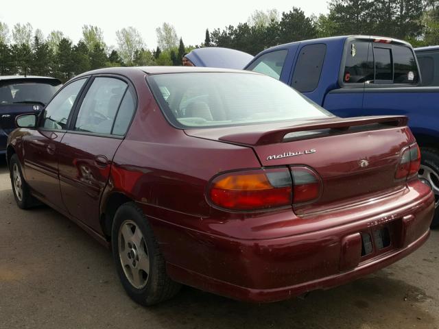 1G1NE52J23M626763 - 2003 CHEVROLET MALIBU LS 红色 照片 3