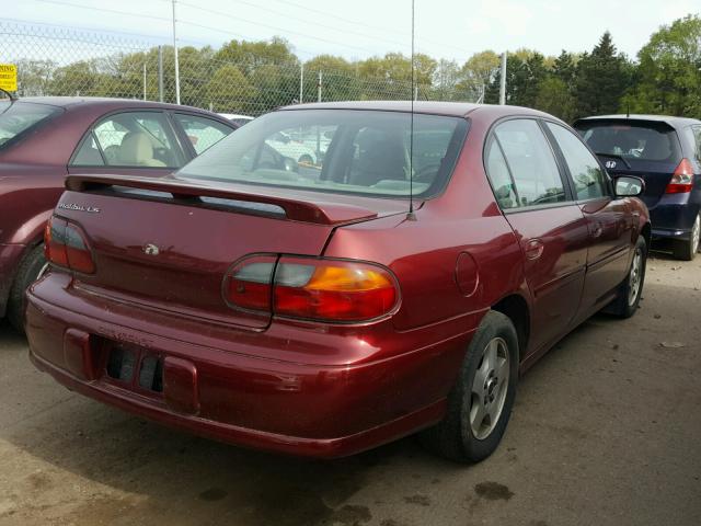 1G1NE52J23M626763 - 2003 CHEVROLET MALIBU LS 红色 照片 4
