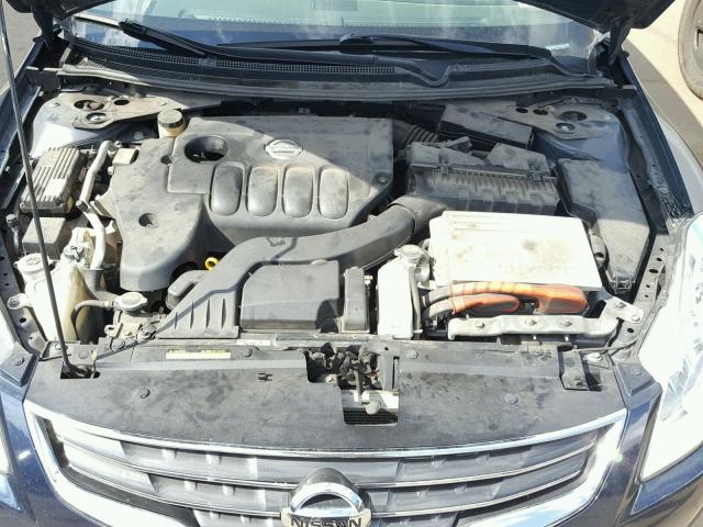 1N4CL2AP7AC108147 - 2010 NISSAN ALTIMA HYB BLUE photo 7