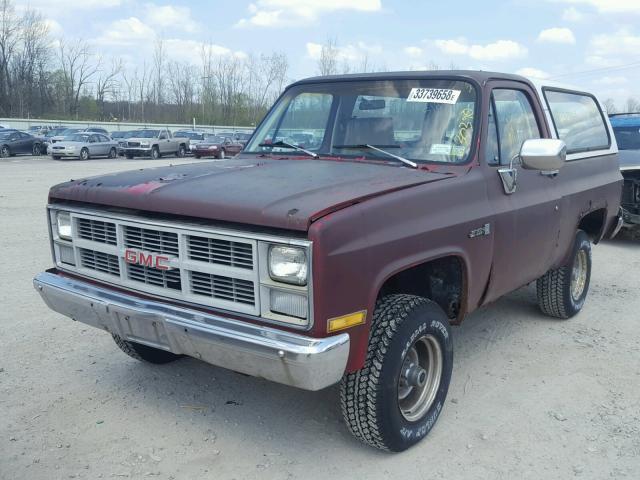 1G5EK18H1DF511596 - 1983 GMC JIMMY K150 BROWN photo 2