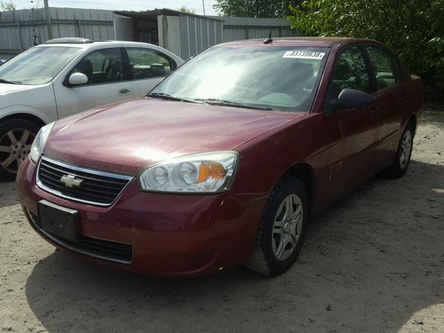 1G1ZS57F87F286558 - 2007 CHEVROLET MALIBU LS წითელი ფოტო 2