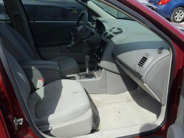 1G1ZS57F87F286558 - 2007 CHEVROLET MALIBU LS წითელი ფოტო 5