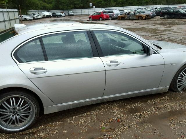 WBAHN83546DT64110 - 2006 BMW 750 LI SILVER photo 9