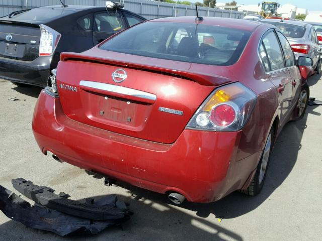 1N4CL21E37C217843 - 2007 NISSAN ALTIMA HYB RED photo 4