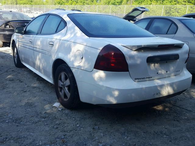 2G2WP552661112929 - 2006 PONTIAC GRAND PRIX თეთრი ფოტო 3