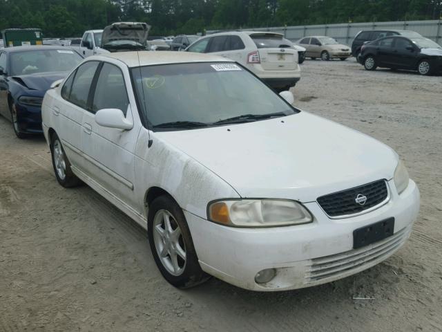 3N1BB51D11L130541 - 2001 NISSAN SENTRA SE WHITE photo 1