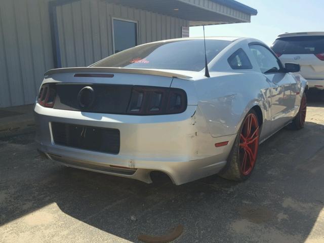 1ZVBP8CF4E5218789 - 2014 FORD MUSTANG GT SILVER photo 4