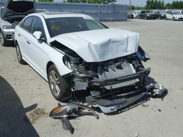 5NPE34AF8JH608263 - 2018 HYUNDAI SONATA SPO WHITE photo 1