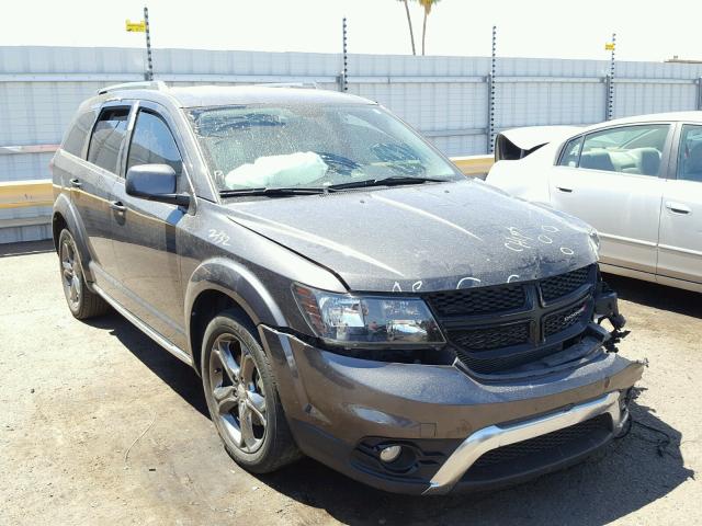 3C4PDCGG9FT664462 - 2015 DODGE JOURNEY CR GRAY photo 1