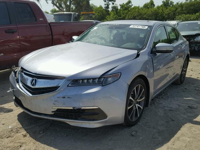 19UUB2F5XFA015619 - 2015 ACURA TLX TECH SILVER photo 2