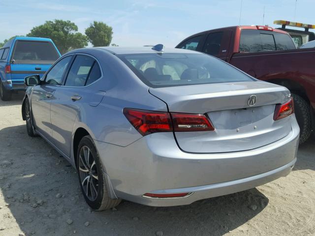 19UUB2F5XFA015619 - 2015 ACURA TLX TECH SILVER photo 3