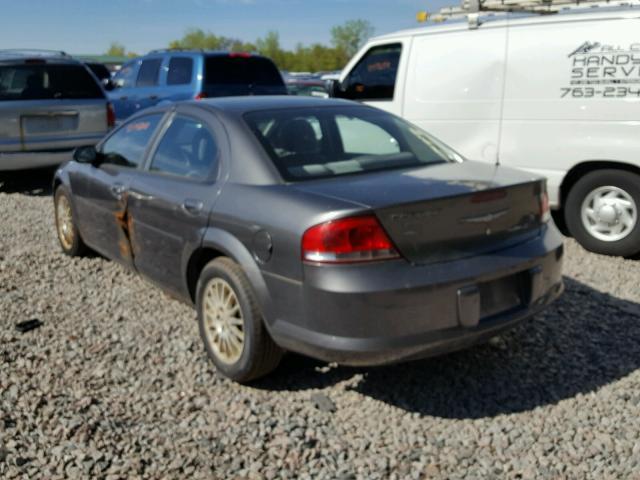 1C3EL46XX5N691397 - 2005 CHRYSLER SEBRING CHARCOAL photo 3