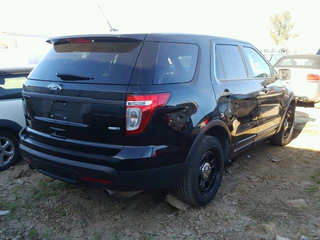 1FM5K8AR6FGB62223 - 2015 FORD EXPLORER P BLACK photo 4