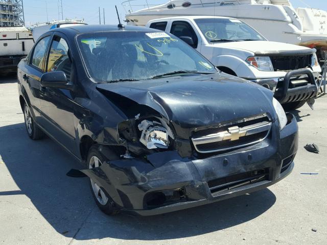 KL1TD5DE8BB189578 - 2011 CHEVROLET AVEO LS BLACK photo 1
