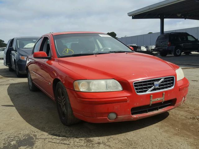 YV1RS592162516233 - 2006 VOLVO S60 2.5T RED photo 1