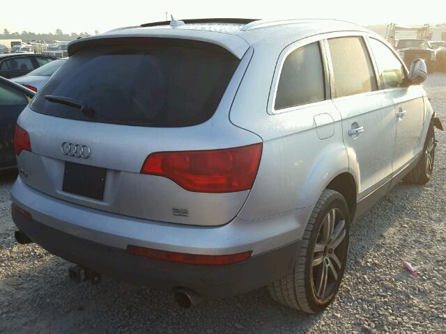 WA1BY74L18D030248 - 2008 AUDI Q7 3.6 QUA SILVER photo 4