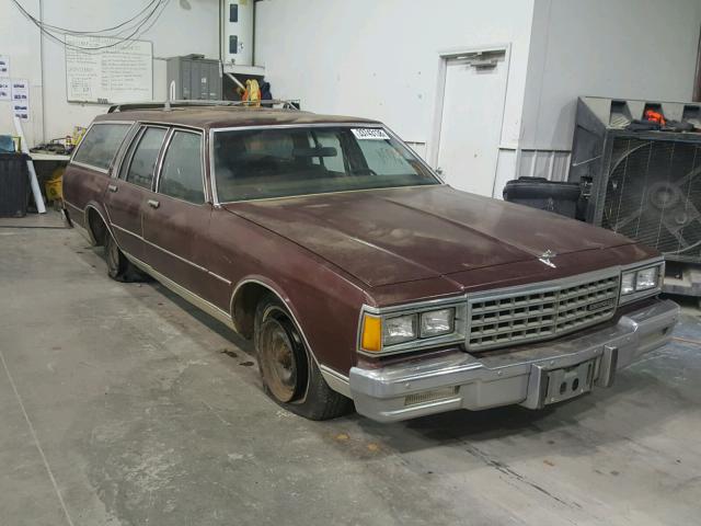 1G1AN35HXBJ103650 - 1981 CHEVROLET CAPRICE CL MAROON photo 1