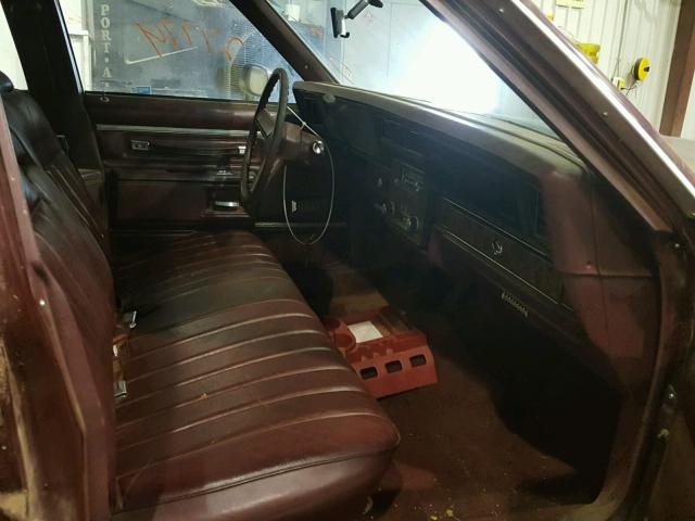 1G1AN35HXBJ103650 - 1981 CHEVROLET CAPRICE CL MAROON photo 5