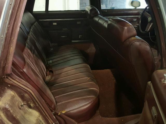 1G1AN35HXBJ103650 - 1981 CHEVROLET CAPRICE CL MAROON photo 6