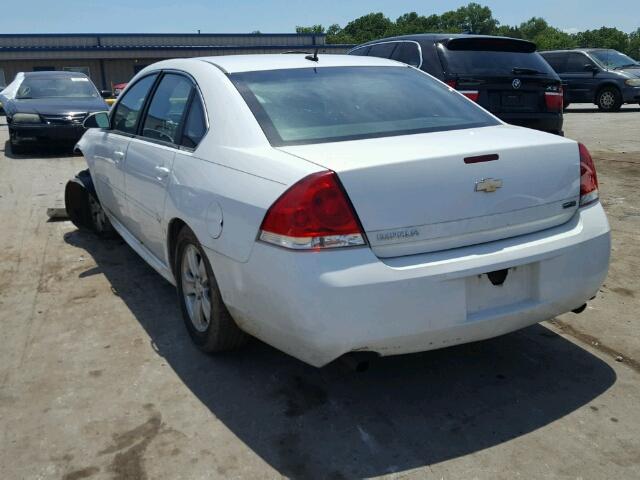 2G1WF5E3XC1212284 - 2012 CHEVROLET IMPALA LS WHITE photo 3