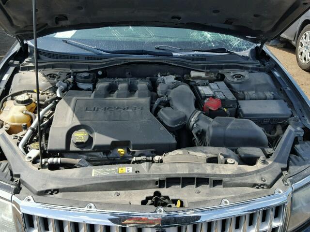 3LNHM28T99R608058 - 2009 LINCOLN MKZ შავი ფოტო 7