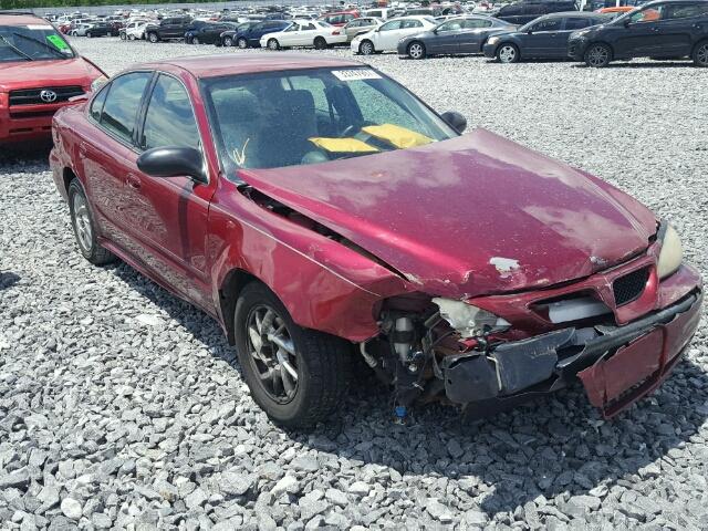 1G2NE52F24C222859 - 2004 PONTIAC GRAND AM S 栗色 照片 1