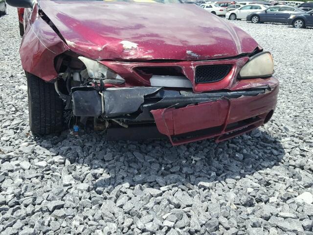 1G2NE52F24C222859 - 2004 PONTIAC GRAND AM S 栗色 照片 9