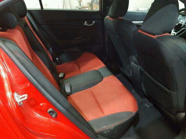 2HGFB6E50FH701915 - 2015 HONDA CIVIC SI RED photo 6