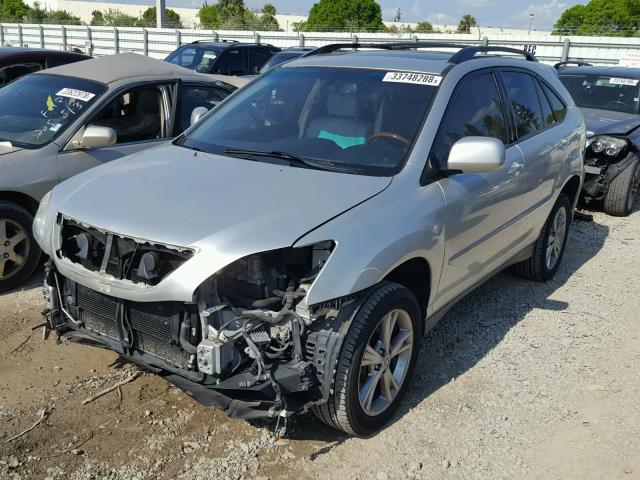 JTJHW31U172017146 - 2007 LEXUS RX 400H SILVER photo 2