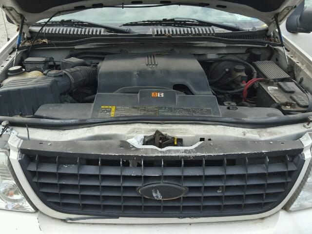 1FMDU75W52ZB78346 - 2002 FORD EXPLORER L WHITE photo 7