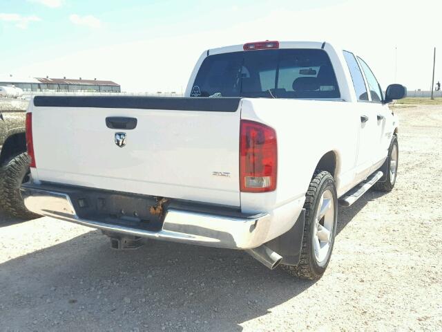 1D7HA18276S685256 - 2006 DODGE RAM 1500 S WHITE photo 4