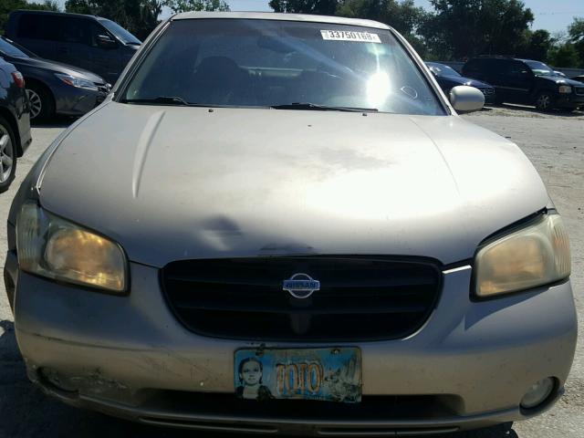 JN1CA31D41T603355 - 2001 NISSAN MAXIMA GXE GOLD photo 9