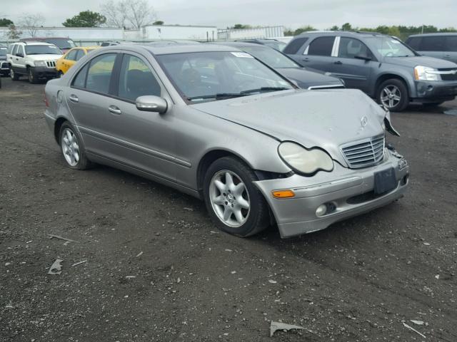 WDBRF81J44F502782 - 2004 MERCEDES-BENZ C 240 4MAT GRAY photo 1