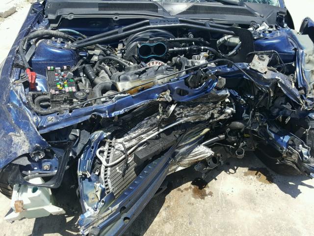 1ZVHT82H075293484 - 2007 FORD MUSTANG GT BLUE photo 9