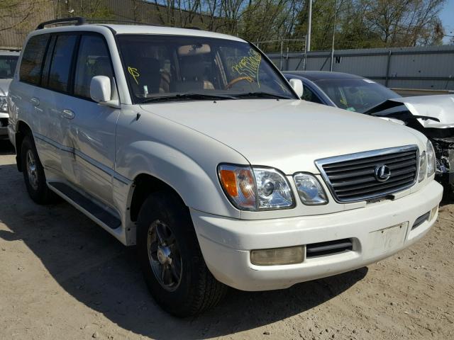 JTJHT00W513505690 - 2001 LEXUS LX 470 WHITE photo 1