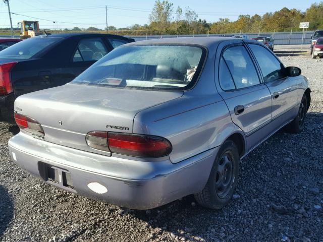 1Y1SK5266VZ403898 - 1997 GEO PRIZM BASE GRAY photo 4