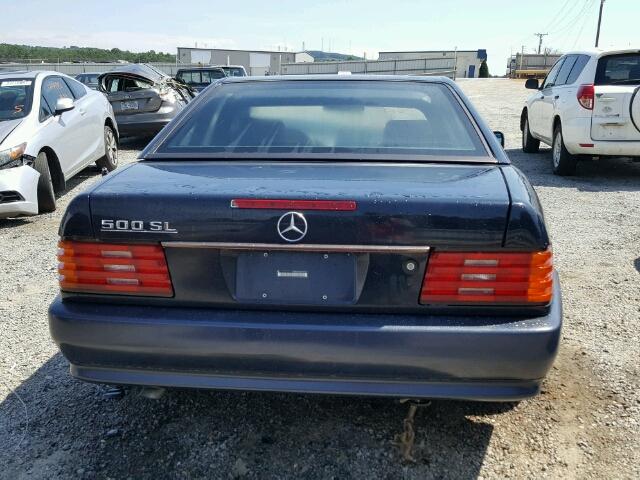 WDBFA67E2PF077941 - 1993 MERCEDES-BENZ 500 SL BLUE photo 6