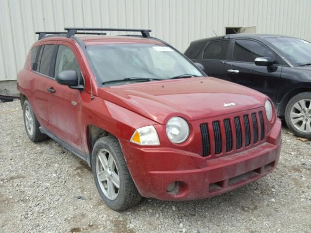 1J4FT47A69D220217 - 2009 JEEP COMPASS SP RED photo 1